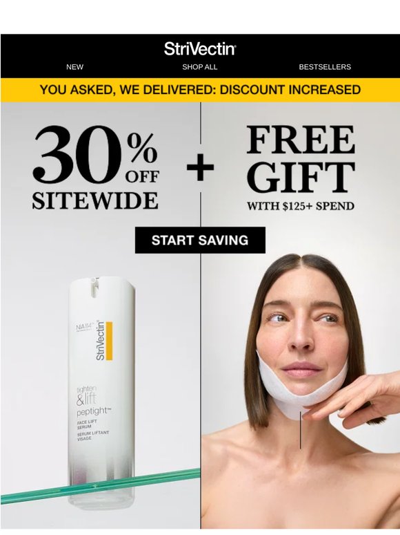 30% OFF Skincare That Actually Works
