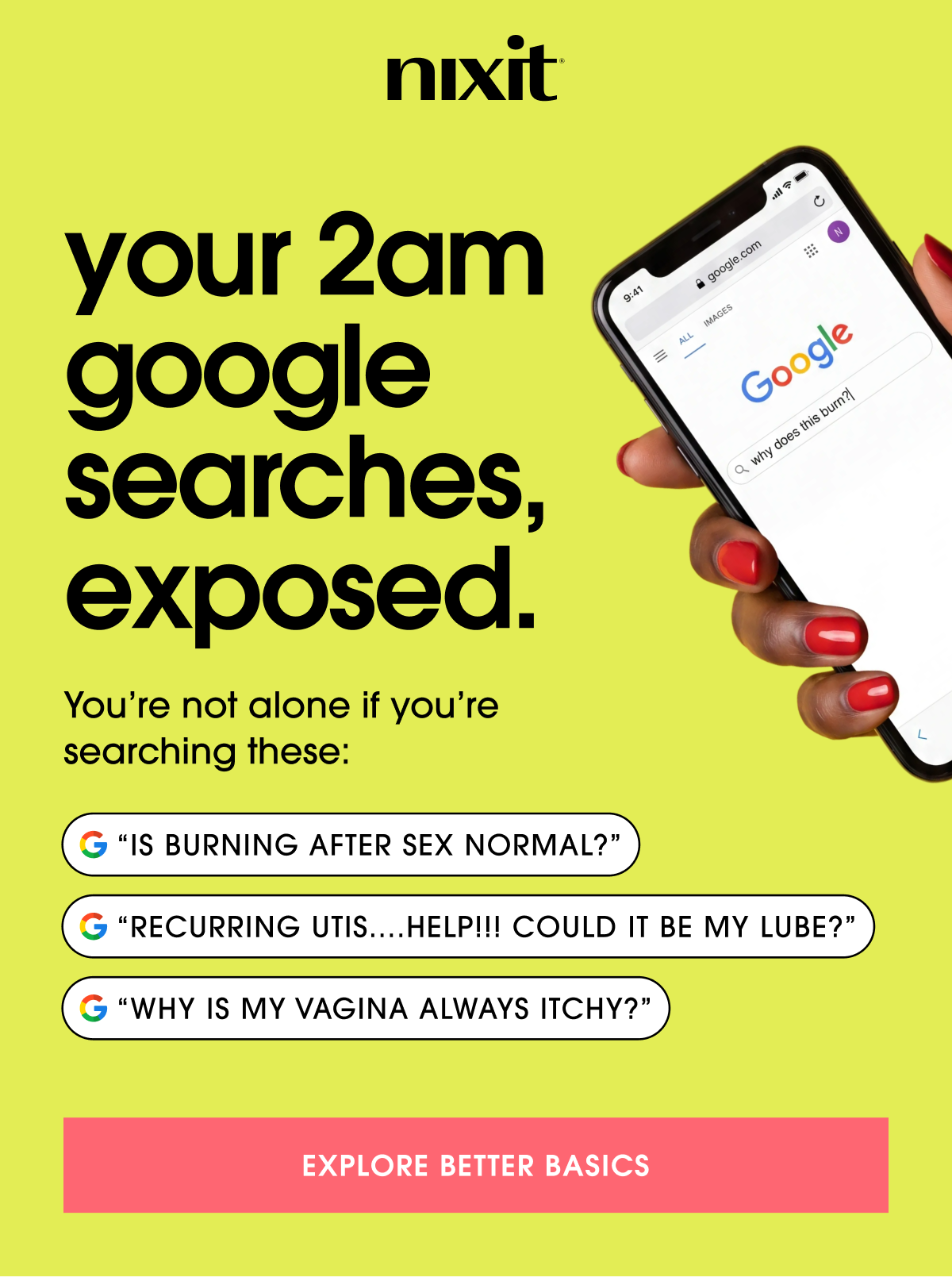 Your 2am Google Searches, exposed. You're not alone if you're searching these. Explore Better Basics