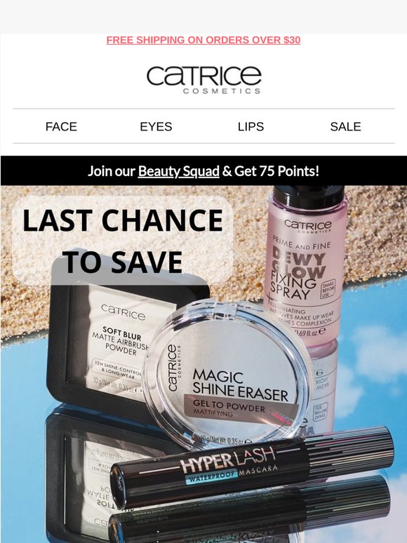 30% Off Ends Tonight!