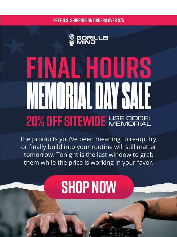 🚨Final Hours For 20% OFF Sitewide
