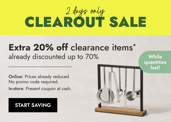 Clearout Sale