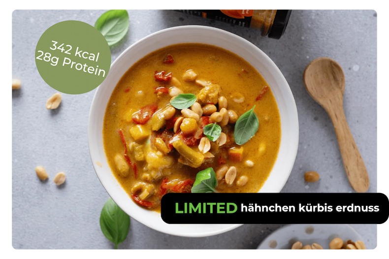 Hähnchen Kürbis Erdnuss