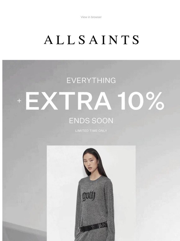 Ends Soon: Up To 30% Off + Extra 10%