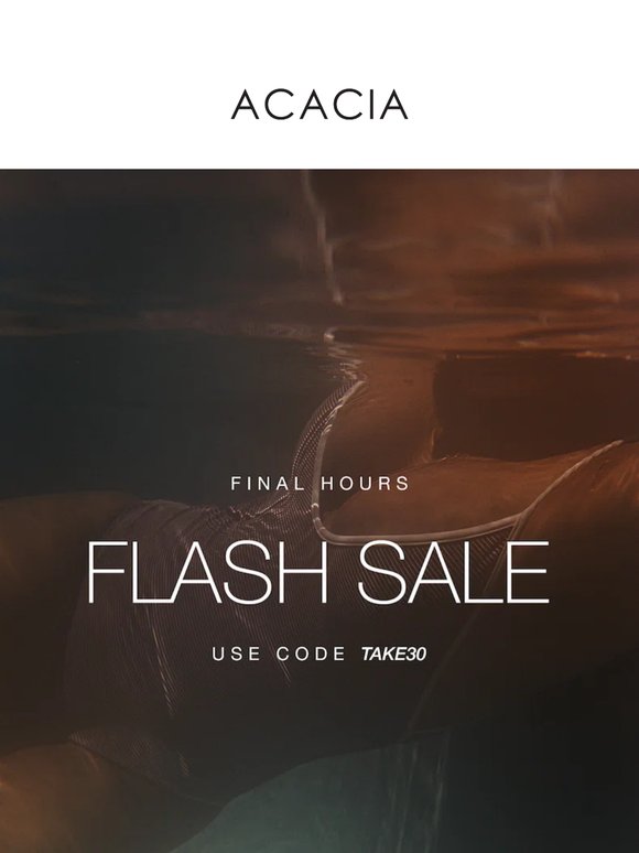 Sale's Ending