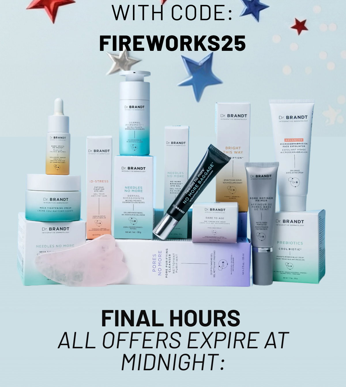 WITH CODE: FIREWORKS25