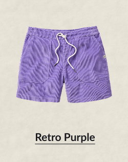Avian Cord Short - Retro Purple