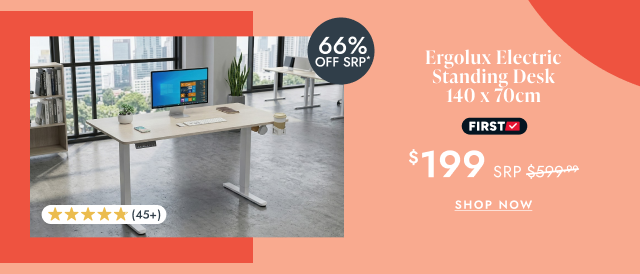 Ergolux Electric Standing Desk 140 x 70cm