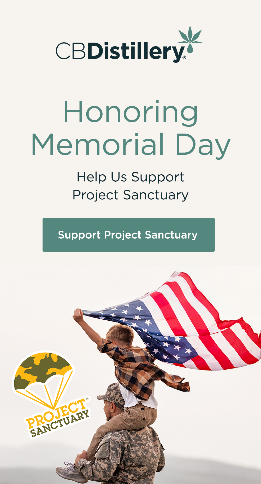 Honoring Memorial Day: Help Us Support Project Sanctuary. Support Project Sanctuary