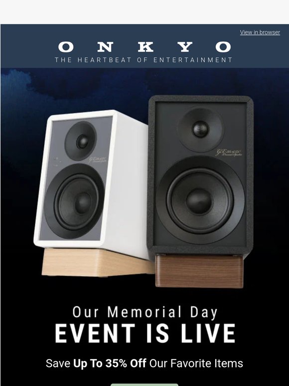 Onkyo Deep Deals Won’t Last - Act Fast!