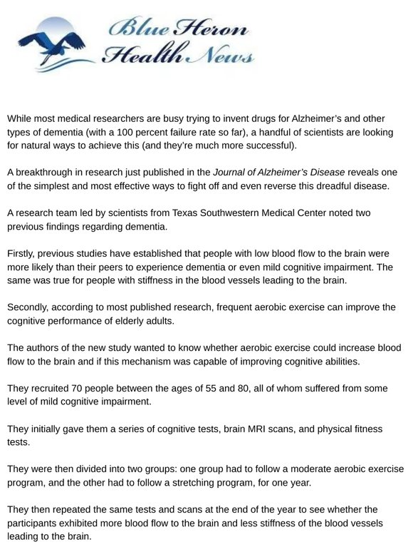 Fight Dementia The Healthy Way