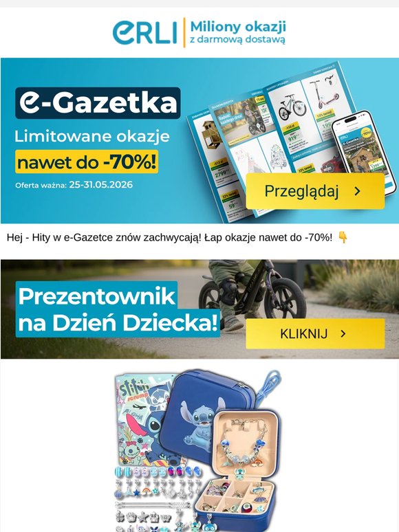 Hity e-Gazetki do -70%! 🤩