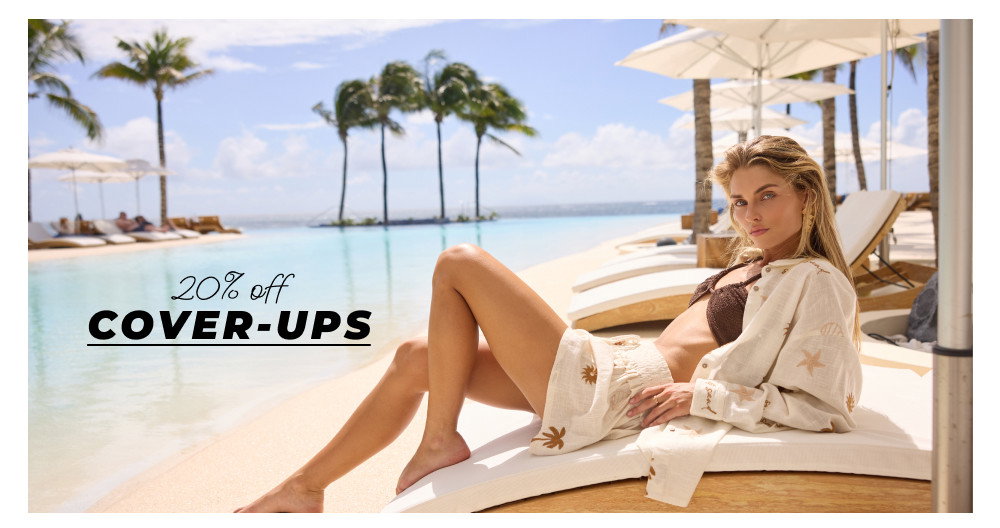 20% off COVER-UPS