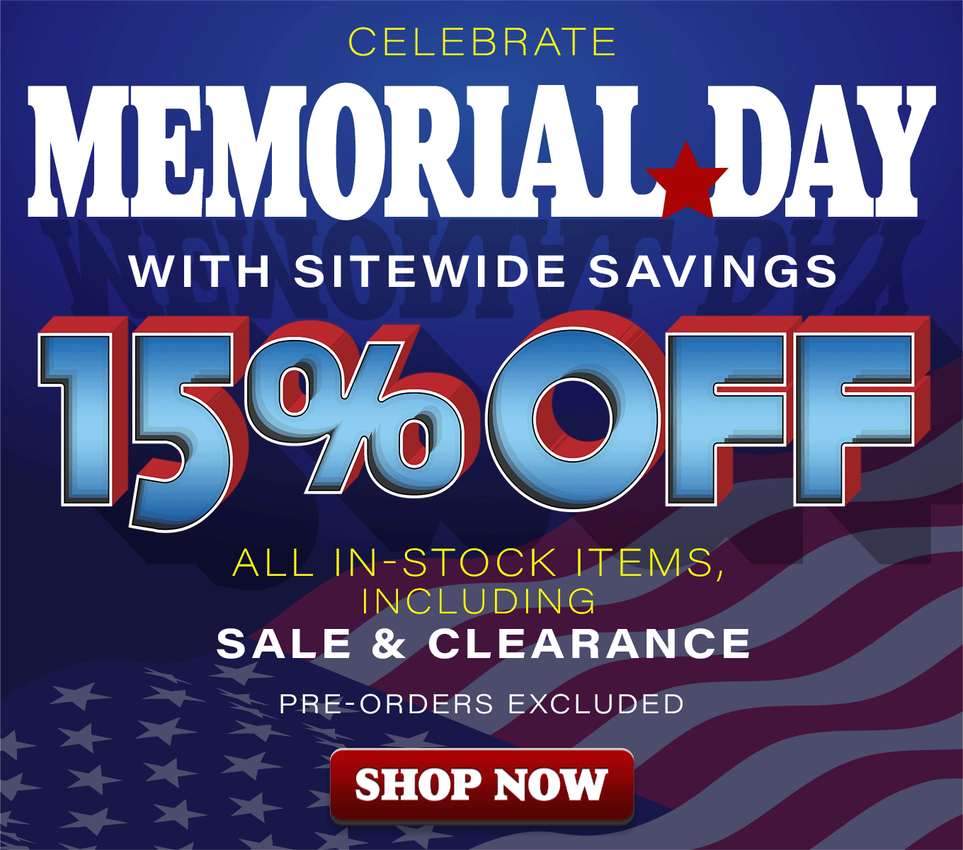 Memorial Day Sale