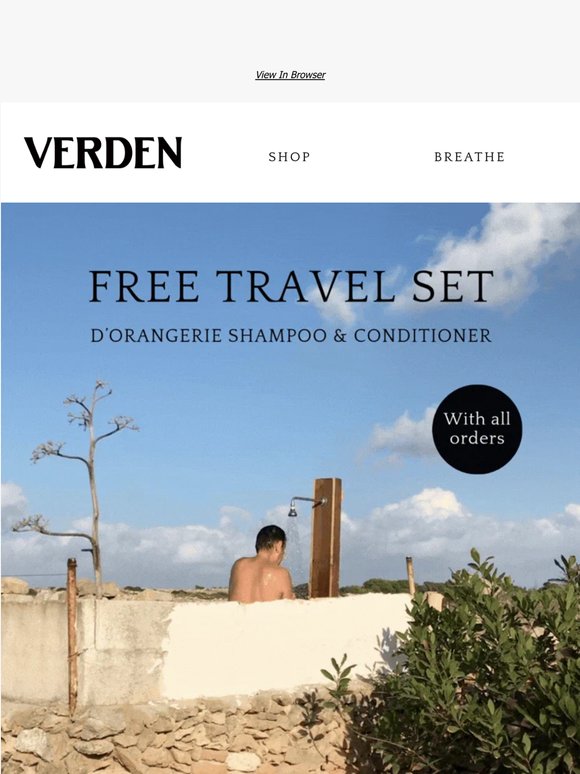While Stocks Last - FREE Summer Travel Set*