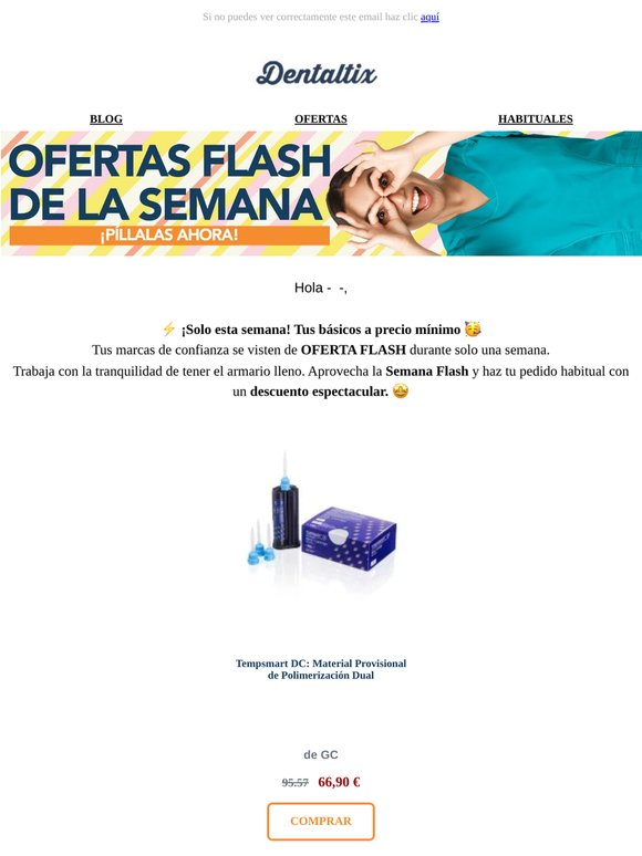 —  — ⚡ ¡Arrancan las OFERTAS FLASH del mes!
