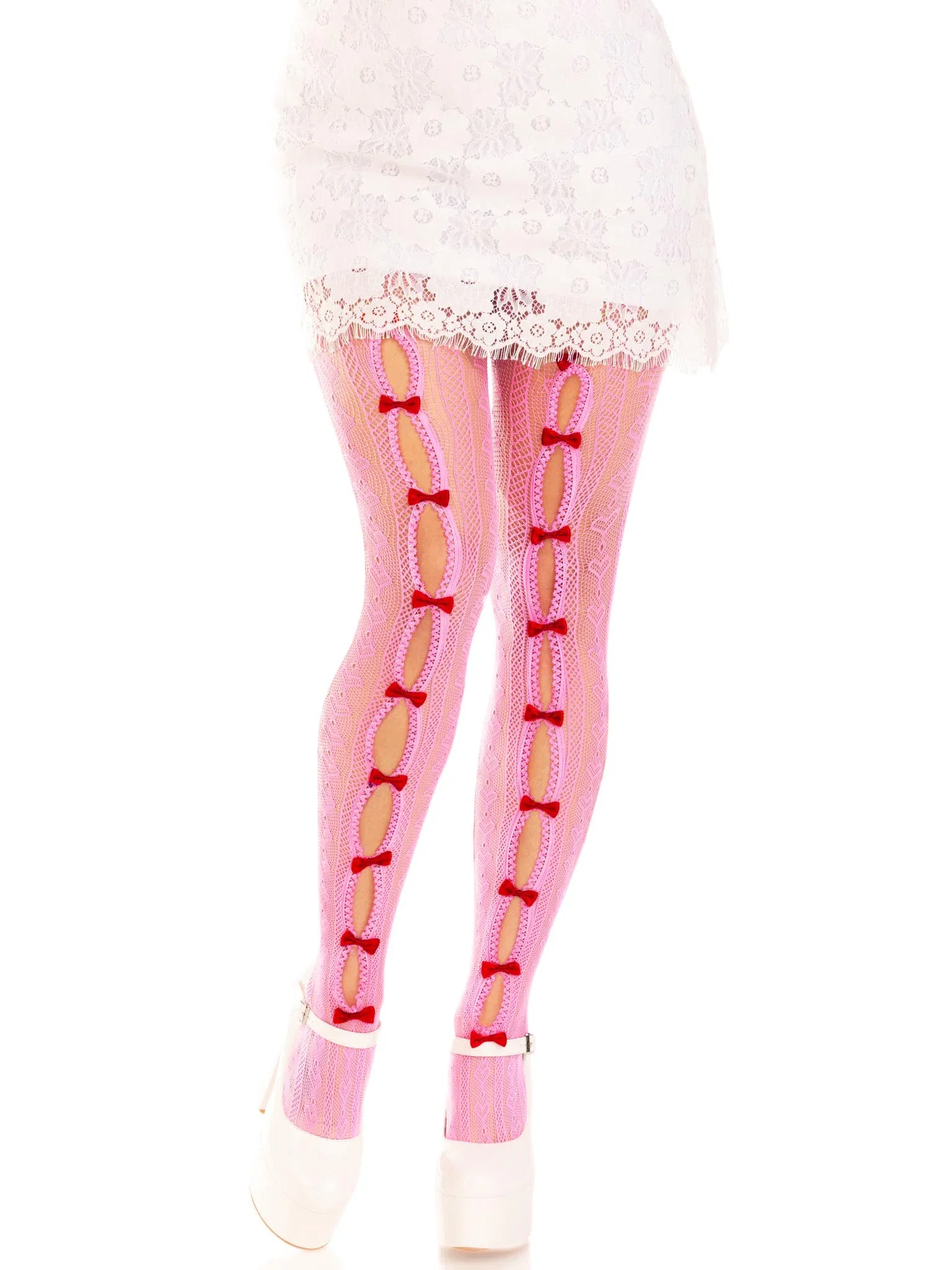 Image of Sweetheart Striped Tights