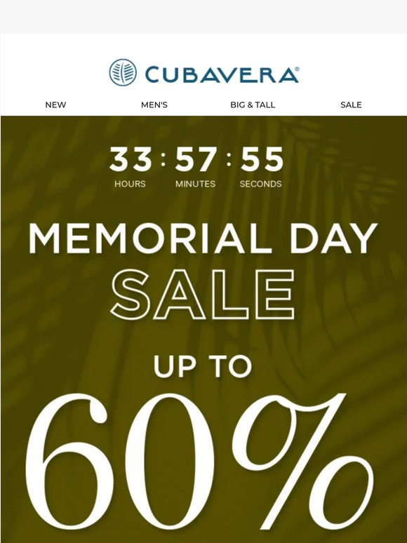 ⏰ Memorial Day Sale Ends Tonight!