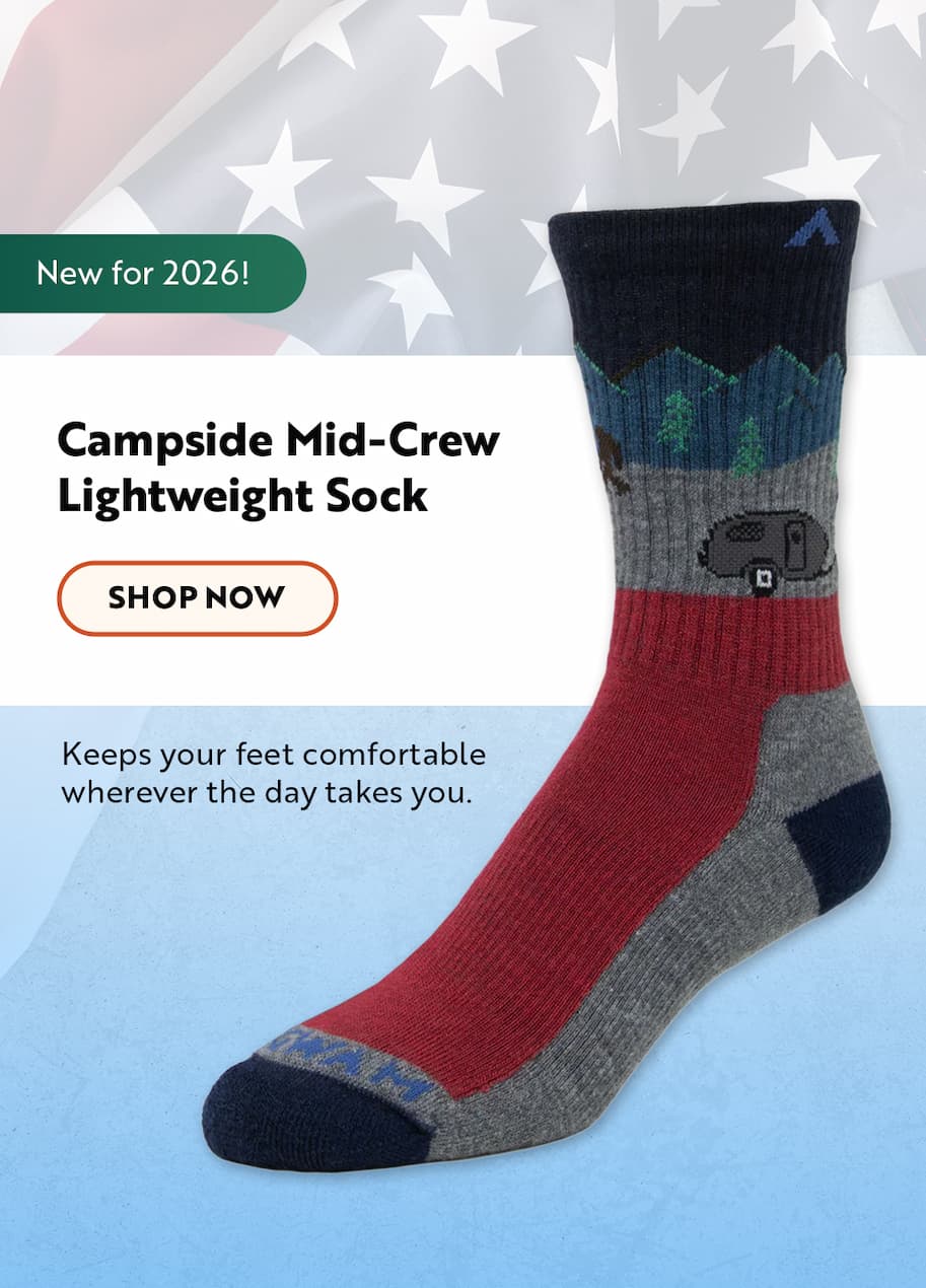 Campside Mid-Crew Lightweight Sock