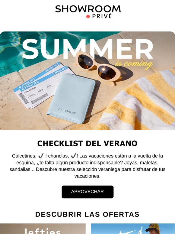 LEFTIES, NIKE KIDS, DOLORES CORTES... Imprescindibles hasta el 70 % de dto. para tus viajes de verano