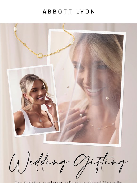 Say yes to meaningful wedding gifts 🤍