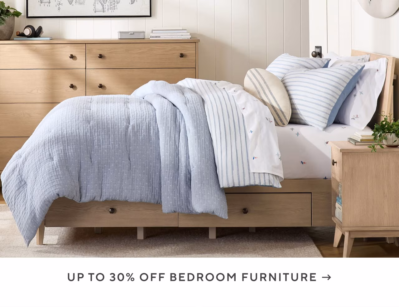 Up to 30% off bedroom furniture