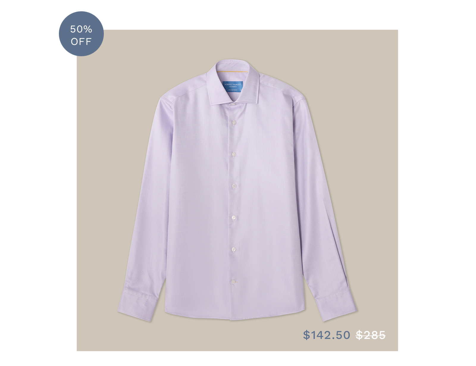 Reynolds Double Twill Shirt in Contemporary fit