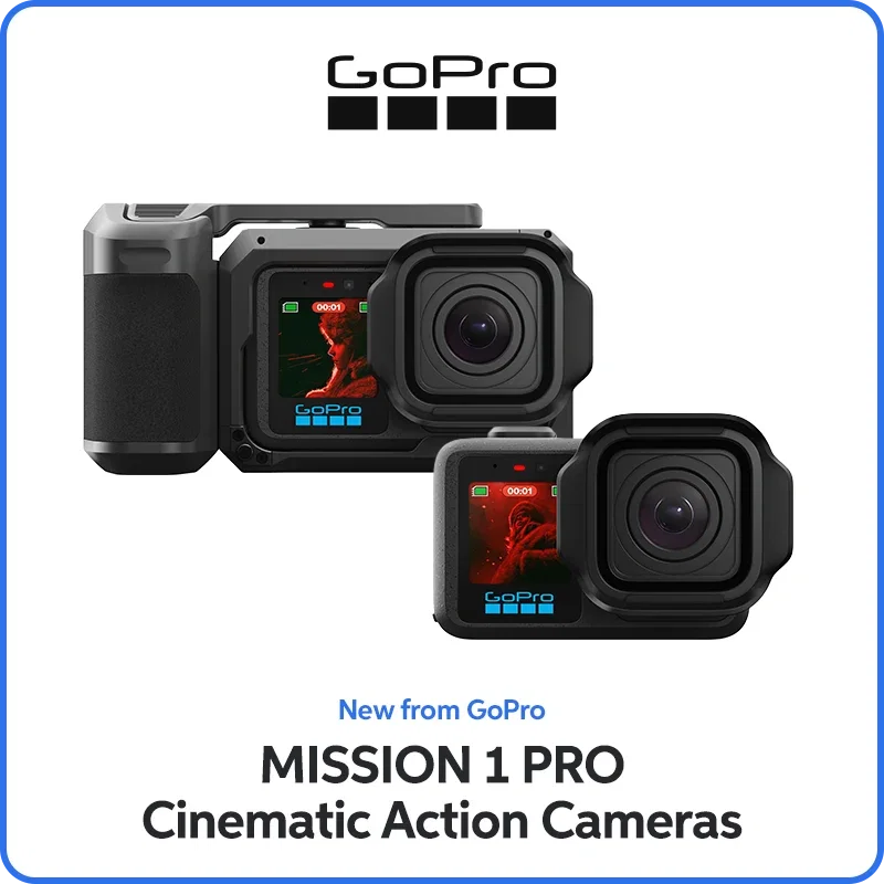 New from GoPro: MISSION 1 PRO Cinematic Action Cameras