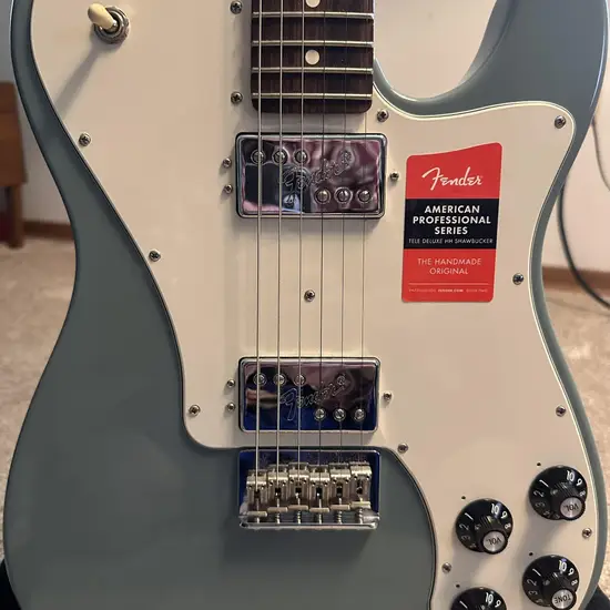 Fender American Professional Deluxe ShawBucker Telecaster - Sonic Gray with Rosewood Fingerboard