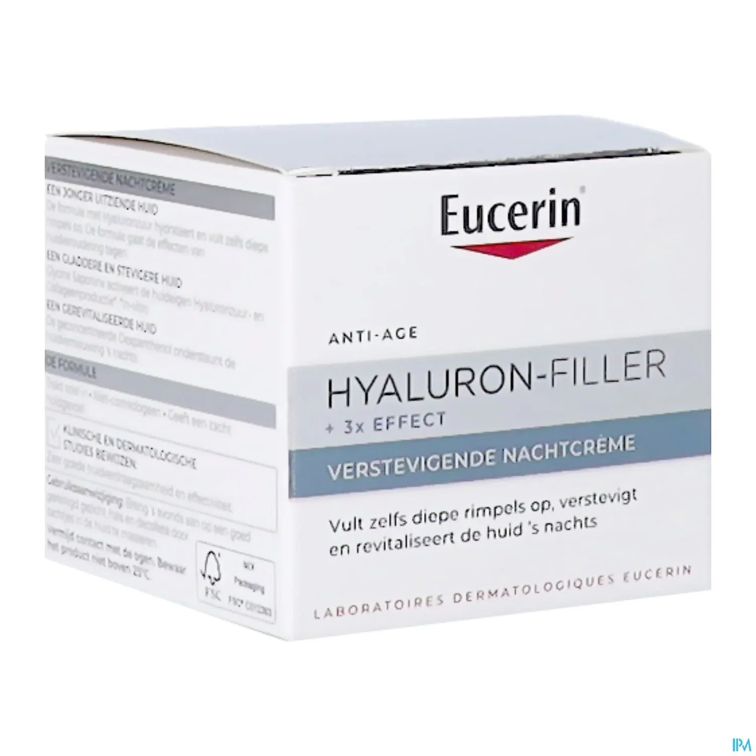 Image of Eucerin Hyaluron Filler X3 Effect Verstevigende Nachtcrème - 50ml