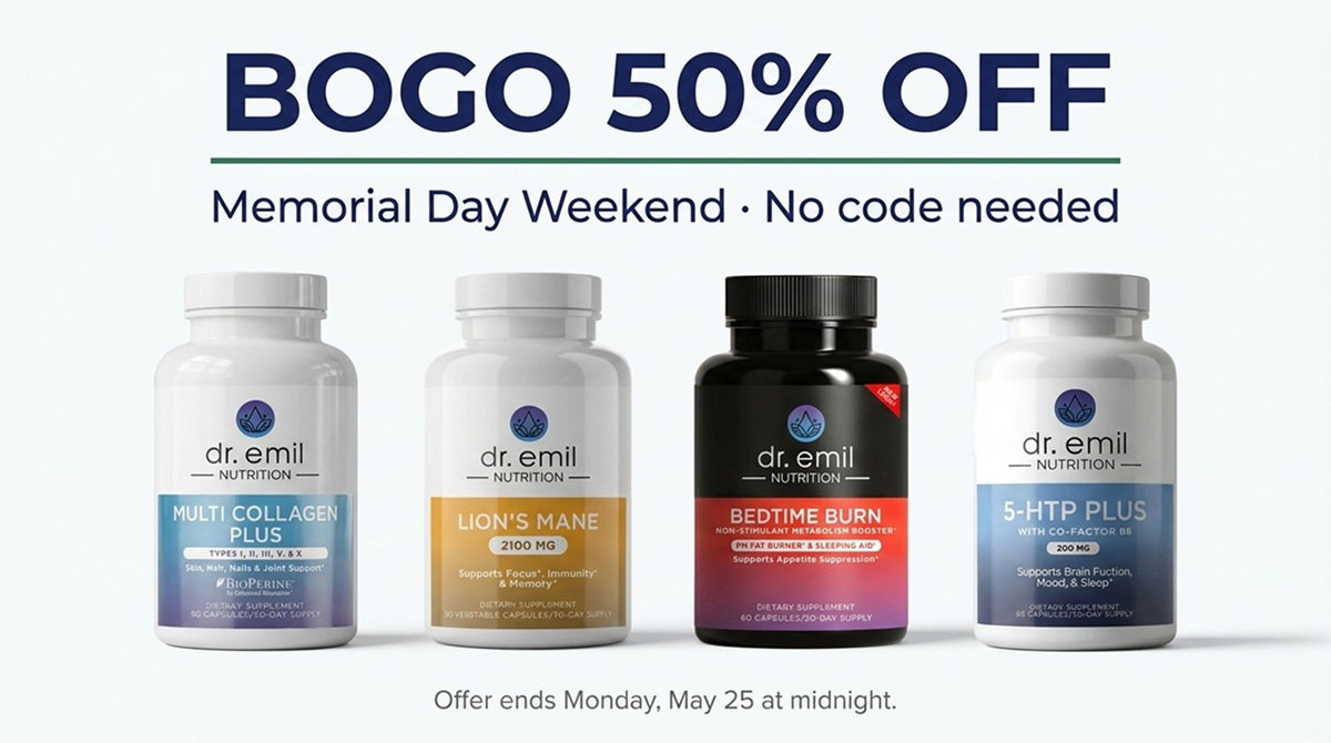 BOGO 50% OFF Memorial Day Weekend • No code needed