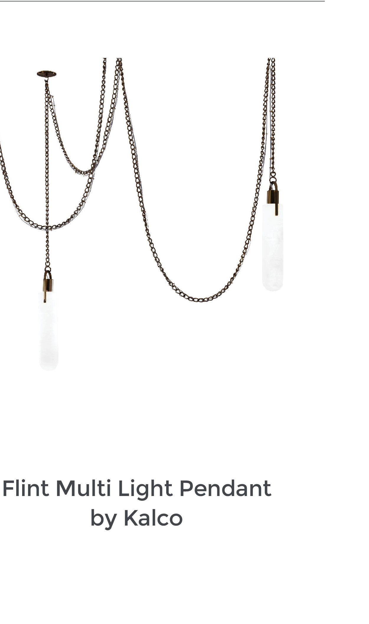 Flint Multi Light Pendant By Kalco