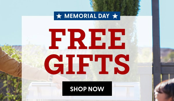 Memorial Day is made for the backyard. Celebrate with deals that come with a little something extra on the side.