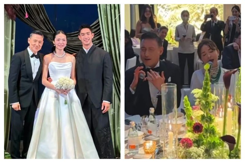 HK 'God of Songs' Jacky Cheung makes appearance at godson's wedding, duets with groom's mother
