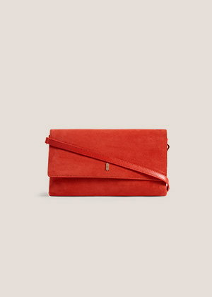 Ashley Suede Clutch