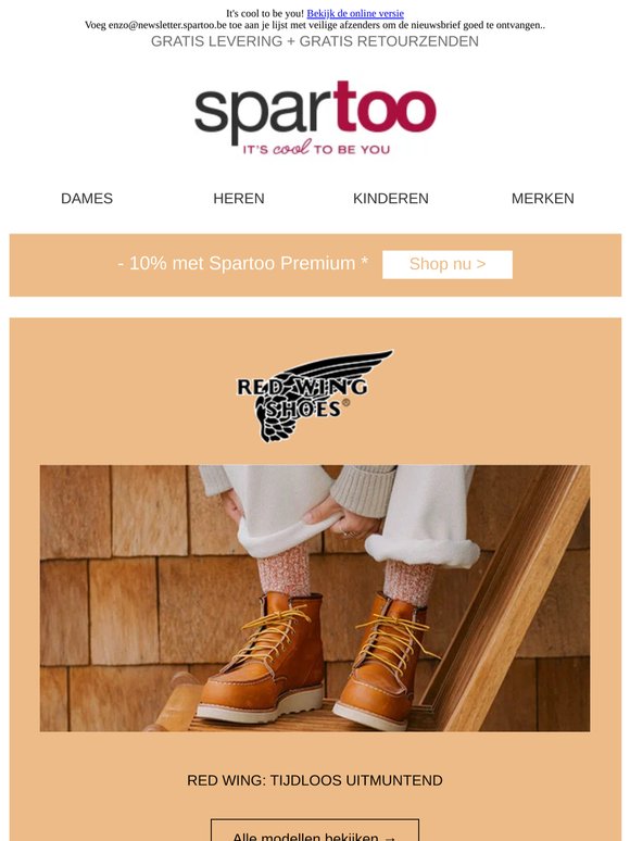 🔥 Altijd goed geschoeid! Gratis levering voor Red Wing, Art, JOTT, Karl Lagerfeld, Polo Ralph Lauren, Selected, Kappa en Fred Perry