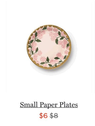 Small Paper Plates - $6