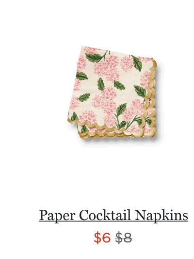 Paper Cocktail Napkins - $6