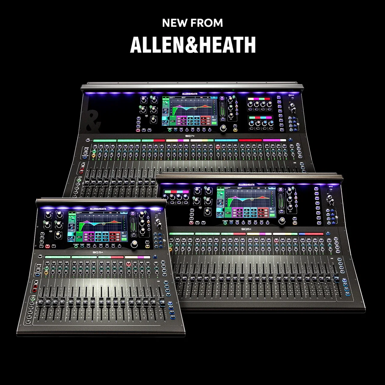 New from Allen & Heath: SQ+ Digital Mixers