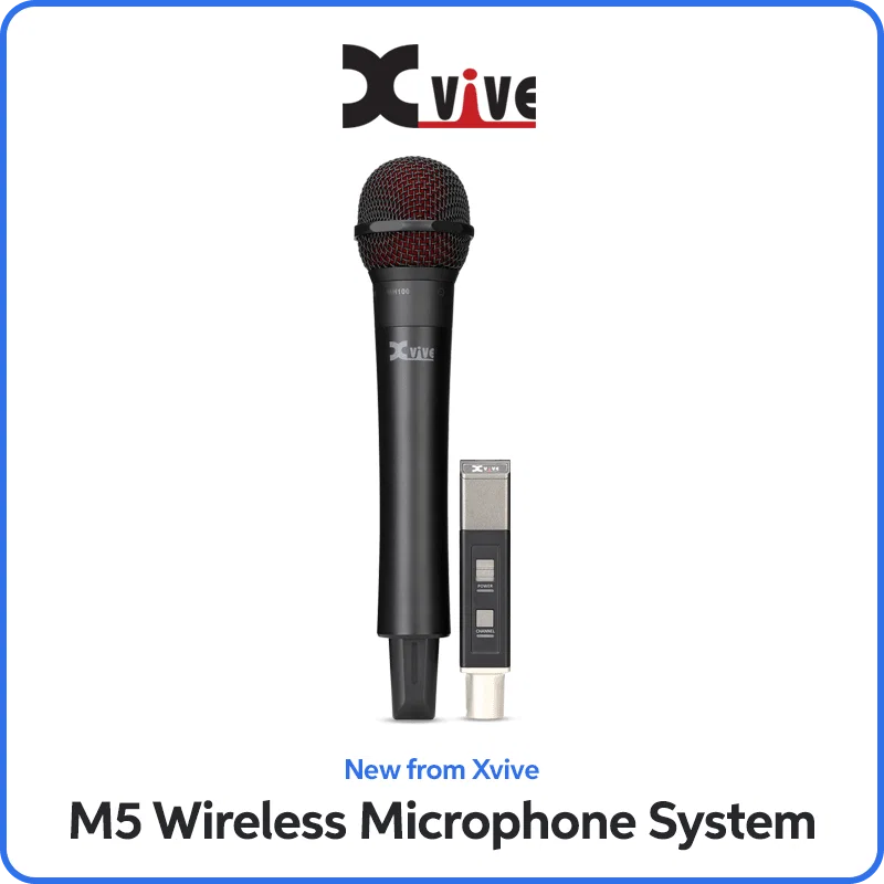 New from Xvive: M5 Wireless Microphone System
