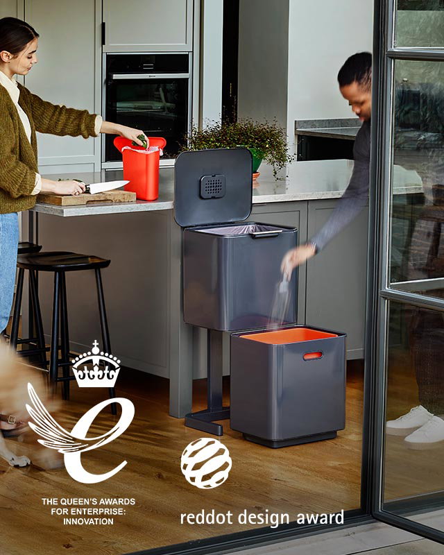 Totem Max 60L Waste & Recycling Bin - Grey