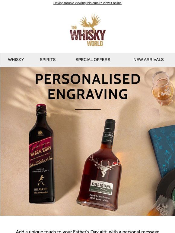 Dad’s Signature Pour | Personalised Gifts for Father’s Day