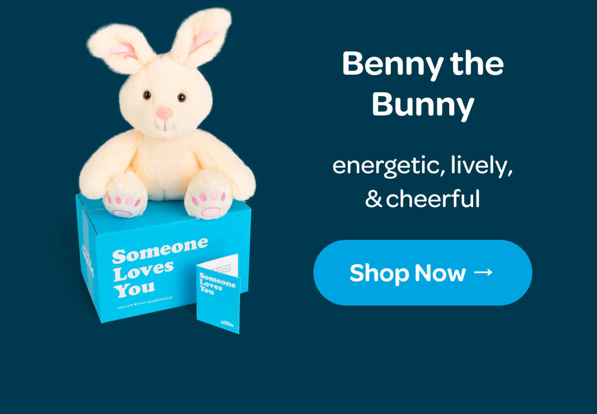[Shop Benny the Bunny] energetic, lively, & cheerful