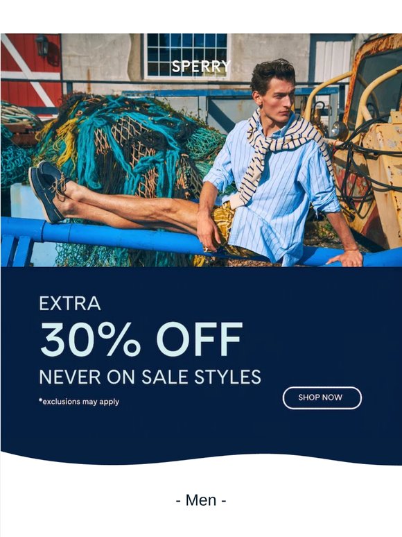 EXTRA 30% Off Never-On-Sale Styles