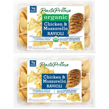 Pasta Prima Chicken & Mozzarella Ravioli Organic 32 oz OR Conventional 36 oz
