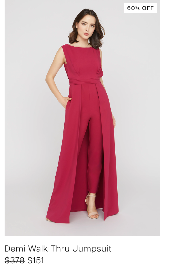 Demi Walk Thru Jumpsuit | was $151, now $378 (60% off)