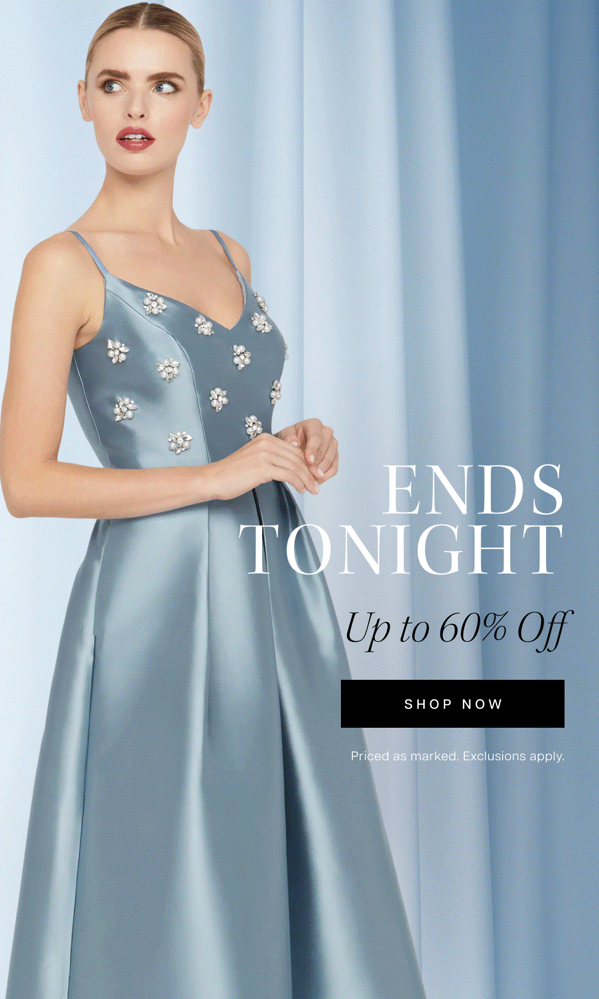 Ends Tonight | Up to 60% Off | The summer ahead is full of moments worth dressing for. Priced as marked. Exclusions apply. Shop Now 