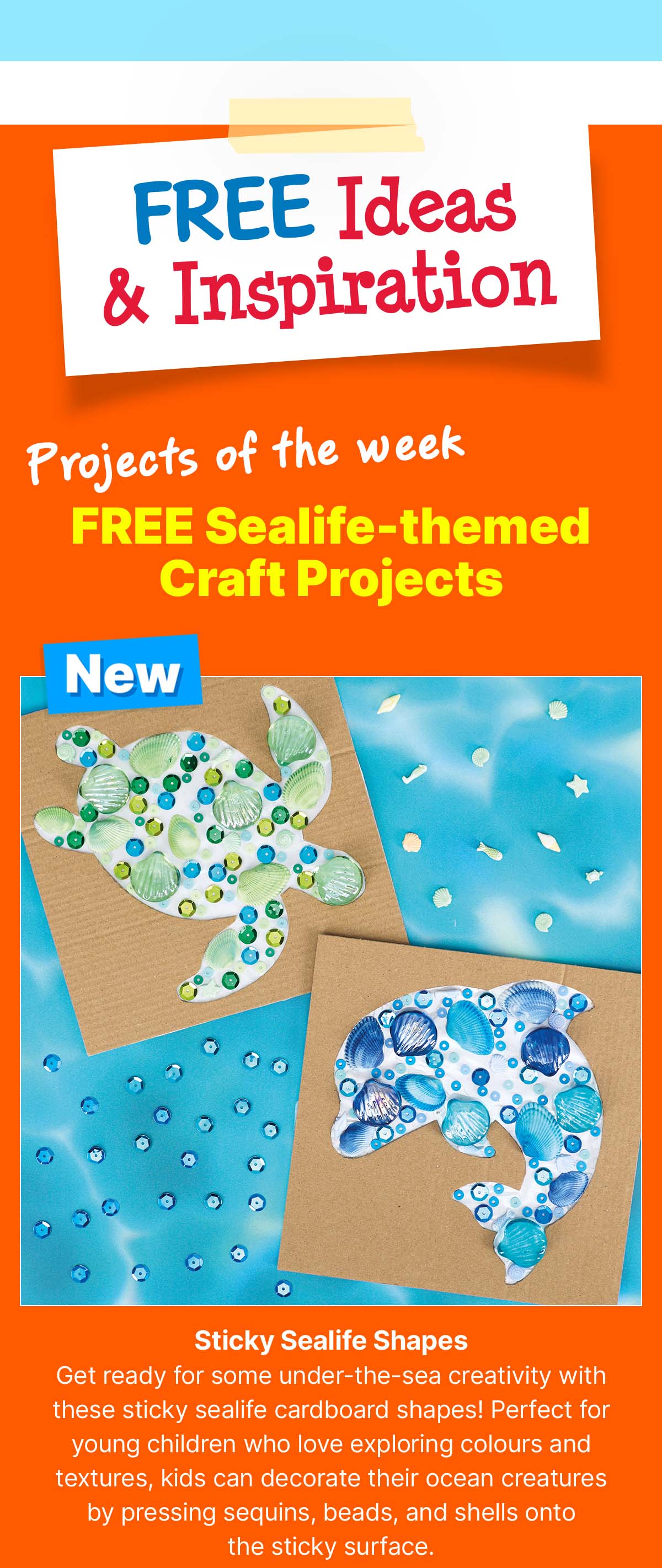 Sticky Sealife Shapes