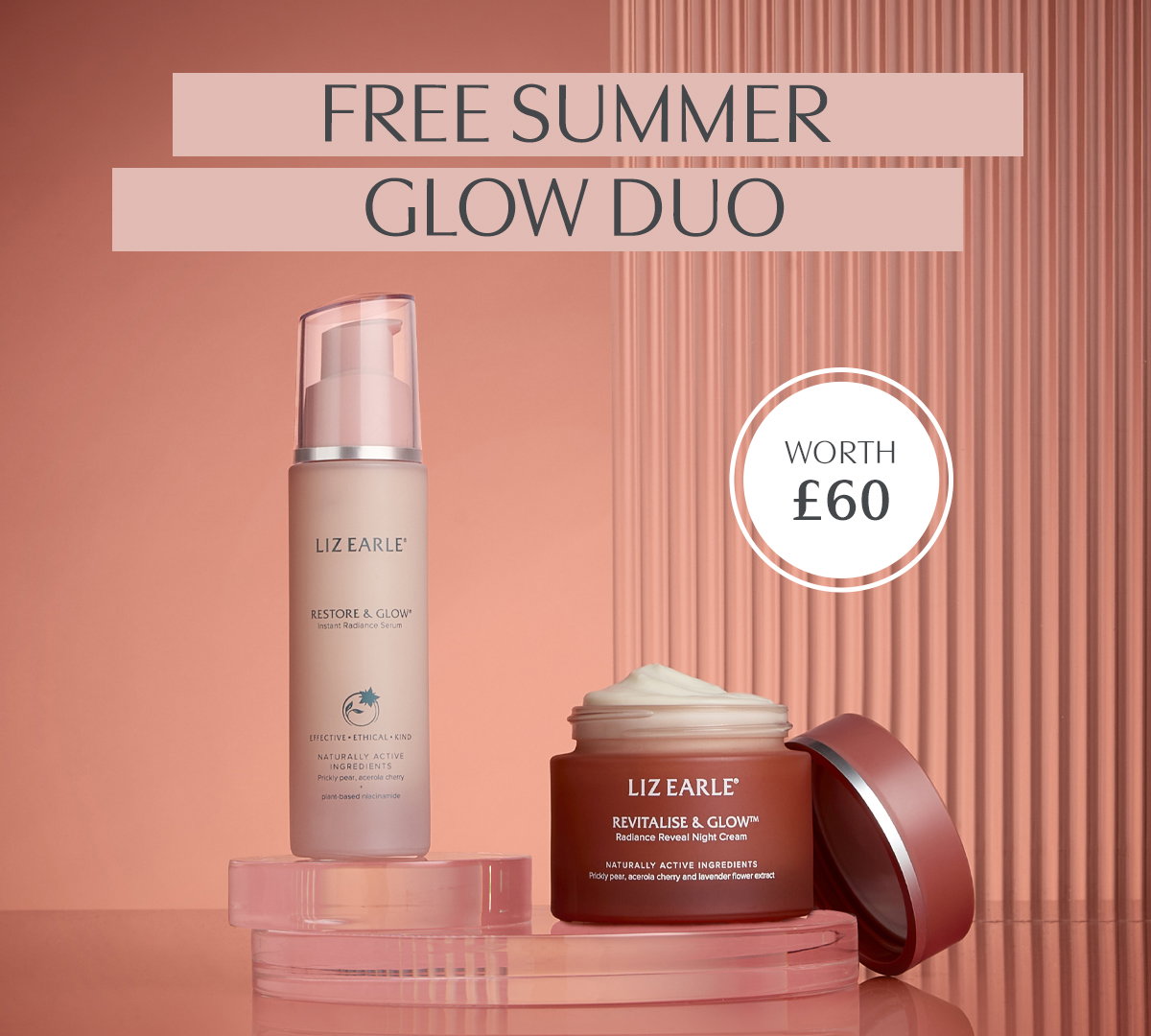 FREE SUMMER  GLOW DUO 