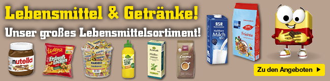 Lebensmittel und Getränke - jetzt unser großes Sortiment entdecken