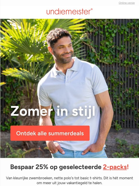 Bespaar 25% op geselecteerde 2-packs 🌞